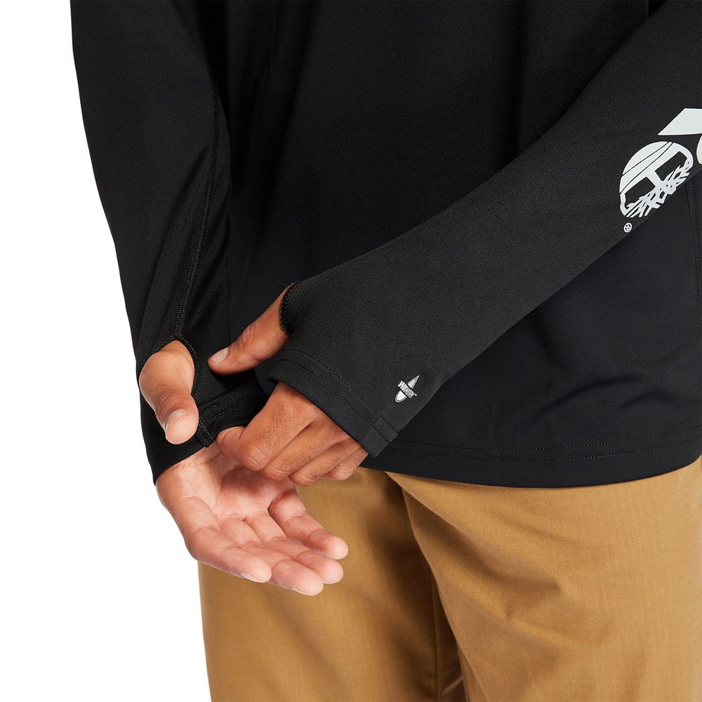 Moletom Masculino - Timberland Pro® Wicking Good Hoodie - FTIKS8925 - Pretas